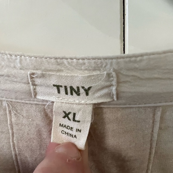 TINY Anthropologie Embroidered Button Down Blouse - Picture 3 of 12